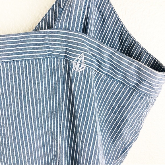 Women’s Volcom Blue Stripe Cute Dress Size 11! - Picture 5 of 8